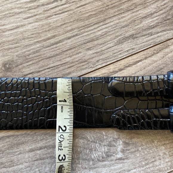 Ralph Lauren leather belt Black size M NWT - Picture 4 of 6